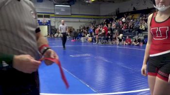 140 lbs Round 2 (8 Team) - Izzy Schoettmer, Benton Community vs Lorelei Hinebaugh, Union Community