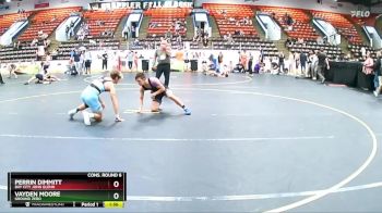 140 lbs Cons. Round 6 - Perrin Dimmitt, Bay City John Glenn vs Vayden Moore, Ground Zero