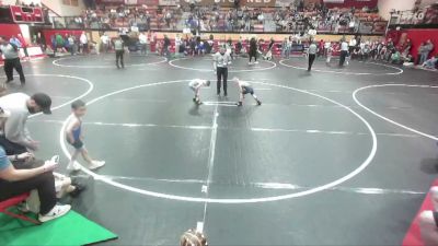53 lbs Champ. Rd Of 16 - Takyzen Landon, Thunder Ridge Outlaws Wrestling Club vs Barrett Tullis, Jimenez Trained Academy