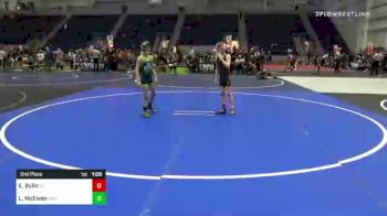 70 lbs 2nd Place - Easton Bylin, Team Aggression vs Lazarus McEwen, Mat Demon WC