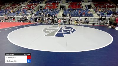 157 lbs Cons 128 #2 - Jacob Williams, SD vs Owen Segorski, MI