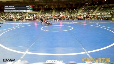 100 lbs Consi Of 16 #2 - Jude Miller, Brawlers vs Ross Branch, Backyard Brawlers