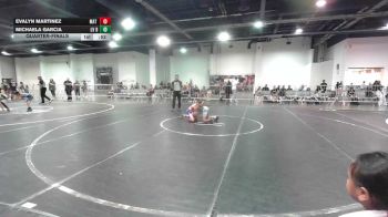 74 lbs Quarterfinal - Evalyn Martinez, Mat Rats Rebooted vs Michaela Garcia, LV Bears WC