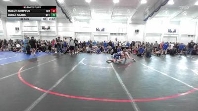 120 lbs Round Robin 1 - Mason Simpson, Revival Orange-MS vs Lukas Sears, WV Lunatics-MS