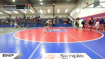 125 lbs 3rd Place - Baylin Maynard, Sand Springs HS vs Lillian Kirkland, Glenpool
