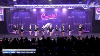 Cheer Extreme - Maryland - Little Ms. X [2026 L1.1 Youth - PREP - A Day 1] 2026 Coastal at the Capitol Super Nationals