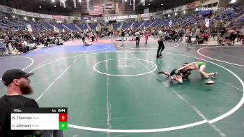 78 lbs Consolation - Kolson Thurmon, High Kaliber vs Landon Johnson, Nebraska Elite WC