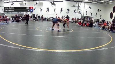 124 lbs Round 6 (16 Team) - Lola Bianco, Carthage University vs Kretina Rai, Hiram