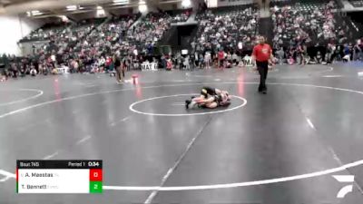 73 lbs Cons. Round 3 - Aiden Maestas, Team Garcia vs Trigg Bennett, Elkhorn Valley Wrestling Club