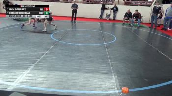 90_B lbs 7th Place - Jack Dempsey, Philadelphia vs Connor Beckman, Hempfield