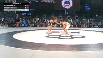 132 lbs Cons. Rd Of 64 - Fotis Koufalis, New York vs Rocco Gambaiana, Nebraska
