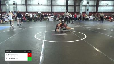 125 lbs Round Of 16 - John Carrozza, Ridgefield vs Nicholas LaRocco, Middletown North