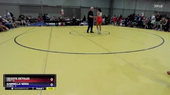 135 lbs Round 3 (8 Team) - Celeste Detoles, Utah vs Gabriella Sergi, Florida