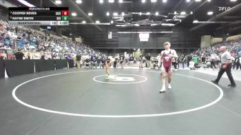 190 lbs Quarterfinal - Cooper Reves, Salina-Central vs Kayne Smith, Bonner Springs HS