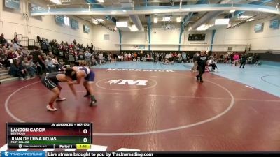 167-170 lbs Round 3 - Landon Garcia, Berthoud vs Juan De Luna Rojas, Fort Collins