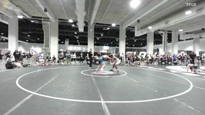 92 lbs Cons. Round 6 - Michael White, Lawrence North Wrestling Club vs Evan Perez, Bear Cave Wrestling Club