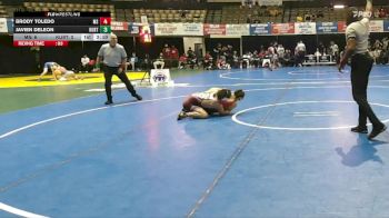 133 lbs Semis & Wb (16 Team) - Brody Toledo, MSU Moorhead vs Javien DeLeon, Kutztown