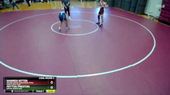 160 lbs Cons. Round 2 - Warren Ritter, Grand Rapids Screaming Yetis Wrestling Club vs Peyton Preston, Grynd Wrestling