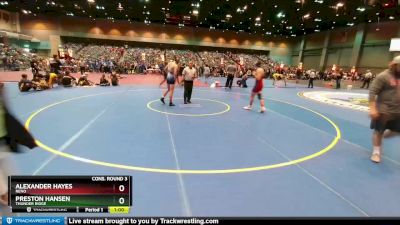 144 lbs Cons. Round 3 - Preston Hansen, Thunder Ridge vs Alexander Hayes, Reno