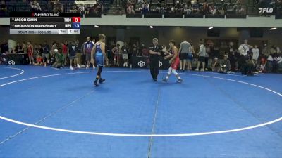 110 lbs Quarters - Luca Grasso, MWC vs Ryder Klobassa, Viking Wrestling Club