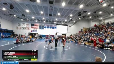 171 lbs Semifinal - Joey Jones, Dean Morgan vs Alex Galvan, Douglas Middle School