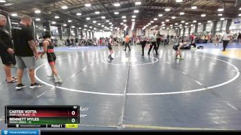 80 lbs Rd# 4- 2:00pm Friday Final Pool - Bennett Myles, Minion Green vs Carter Votta, Maryland BLACK