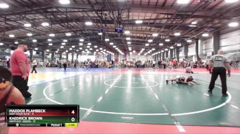 72 lbs Rd# 4- 2:00pm Friday Final Pool - Kaedrick Brown, Kentucky Jokers vs Maddox Plambeck, East Coast Elite