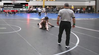 157Blue lbs Rr Rnd 2 - Marc Maurath, Columbia vs Seth Weaver, Franklin & Marshall