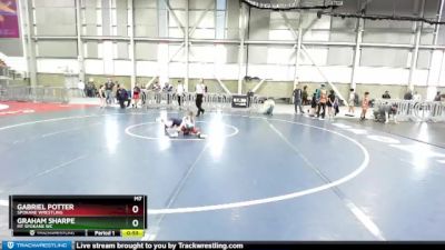 54-54 lbs Round 2 - Gabriel Potter, Spokane Wrestling vs Graham Sharpe, Mt Spokane WC