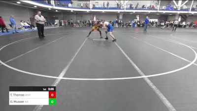 184 lbs Consi Of 8 #1 - Trent Thomas, Kent State vs Gage Musser, Air Force Academy