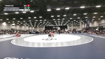 100 lbs Champ. Rd Of 16 - Tristan Mendenhall, Team Idaho Wrestling Club vs Brodie Hill, Pomona Wrestling Club Colorado