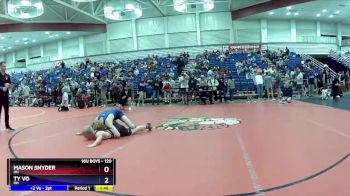 120 lbs Cons. Round 3 - Mason Snyder, OH vs Ty Vo, OH