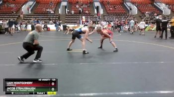 125 lbs Semifinal - Jacob Strausbaugh, All American Training Center vs Liam Montgomery, Louisville