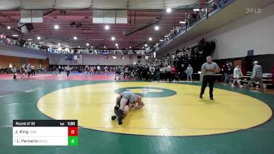 138 lbs Round Of 32 - Jonah King, Lakeland vs Lorenzo Percario, Watchung Hills