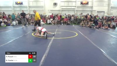 75 lbs Pools - Payton Pizzuli, Rogue W.C. (OH) vs Brucie Fowler, Olympia National