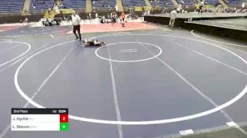 58 lbs 2nd Place - Jordan Aguilar, All-Phase vs Lucas Slocum, Stout Wr Ac