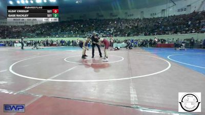 130 lbs Round Of 32 - Kleat Crissup, Tuttle vs Gage Rackley, Tuttle Wrestling Club