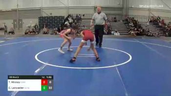 80 lbs Prelims - Talyn Minney, Sooners Crimson vs Claire Lancaster, OK Supergirls Red