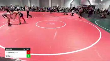 132 lbs Round Of 64 - Cruz Sandoval, Espanola vs Shaikh Dip, Dominator Wrestling