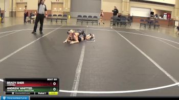 72 lbs Round 5 - Andrew Whitted, Cookeville Youth Wrestling vs Brady Sher, Caveman