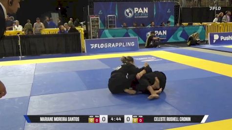 Celeste Rushell Cronin vs Mariane Moreira Santos 2025 Pan Jiu Jitsu IBJJF Championship