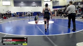 145G Quarterfinal - Samantha Sample, Colony High School vs LYDIA TAYSOM, Wasilla High School