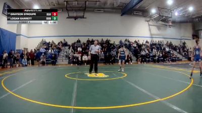 107 lbs Consy 1 - Grayson Stroupe, Beaver County Christian vs Logan Barrett, Burrell