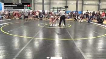 105 lbs Quarterfinal - Hunter Johnson, Chambersburg vs Kyler Craig, Worthington