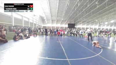 54 lbs Cons. Round 7 - Cole Dixon, Preston Warriors vs Kannon King, Box Elder Stingers