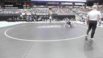 157 lbs 1st Place Match - Eli Koster, Wichita-Kapaun Mt. Carmel HS vs Kolton McElwain, Goddard HS