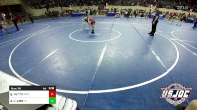 76 lbs Semifinal - Gunner Wyrick, Amped Wrestling Club vs Jagger Bryant, Tuttle Wrestling