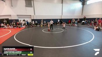 46 lbs Cons. Round 1 - Austin Baker, Apex Grappling Academy vs Christopher Campos, Randall Youth Wrestling Club