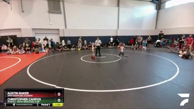 46 lbs Cons. Round 1 - Austin Baker, Apex Grappling Academy vs Christopher Campos, Randall Youth Wrestling Club