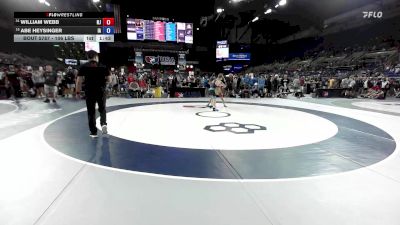 106 lbs Cons. Sub-rd Of 16 - William Webb, NJ vs Abe Heysinger, IA